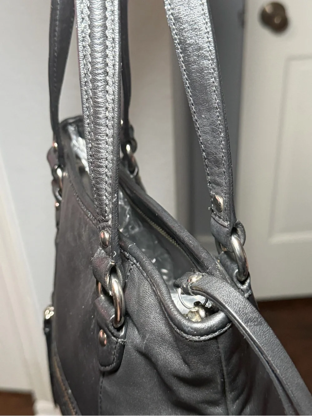 2013 Coach Daisy Mia Black Leather Convertible Bag F23901 - no crossbody strap